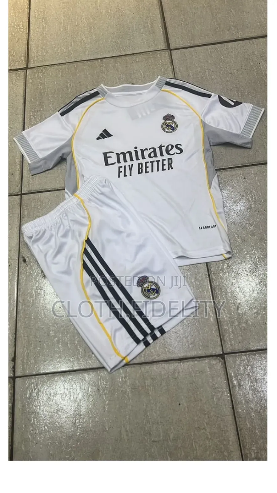 Real Madrid Home Kids Jersey 25/26.
