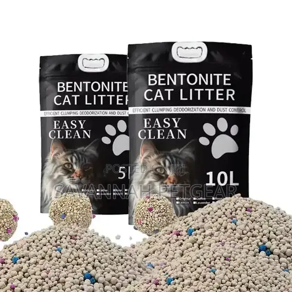 Easy Clean Unscented Odor Control Clumping Cat Litter- 5 LTR