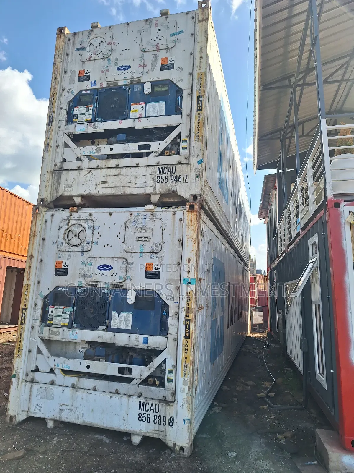 Refrigerated Containers for Perishable Products- Reefers.