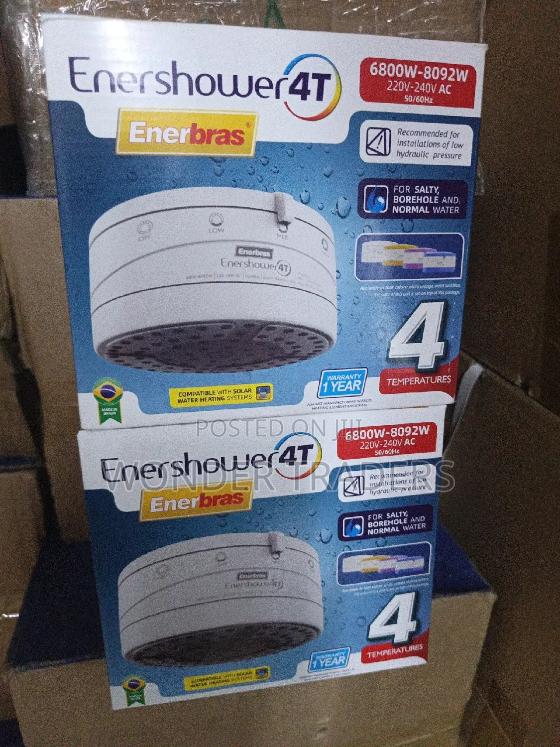 Enershower Enerbras 4t Shower, 4t Enershower