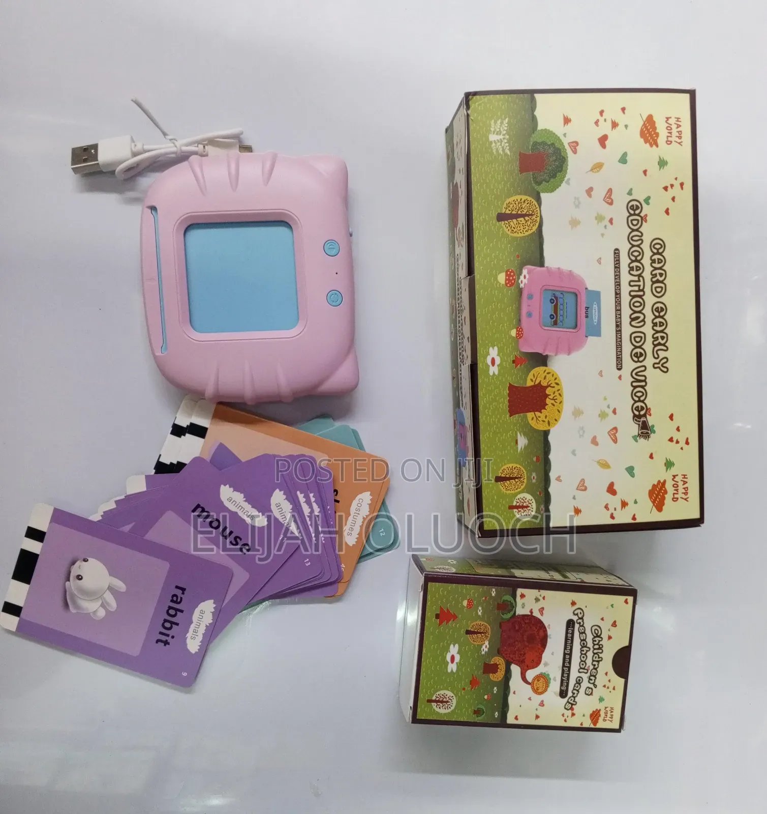 Rechargeable Talking Flashing Card Reader