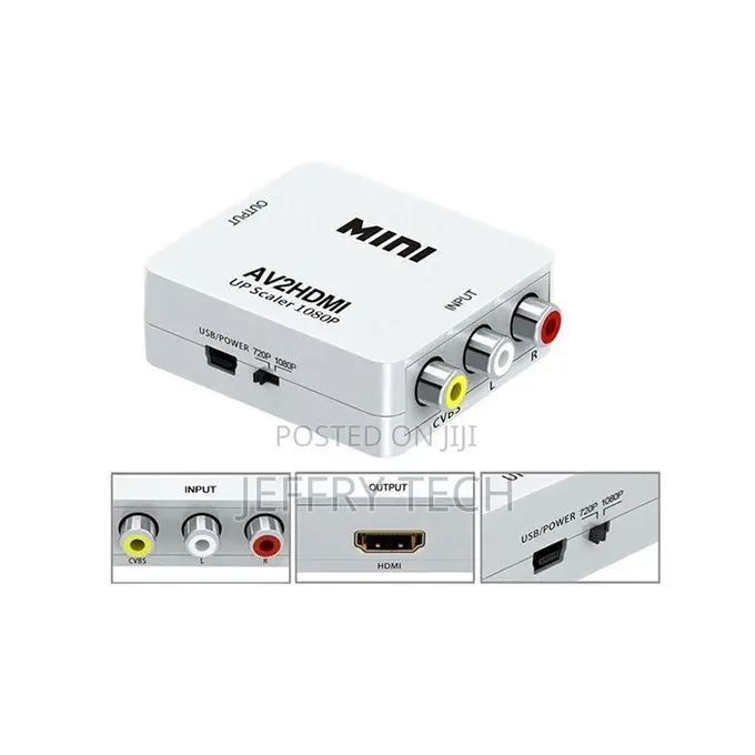 Mini Av2hdmi Composite Rca Av to Hdmi Converter