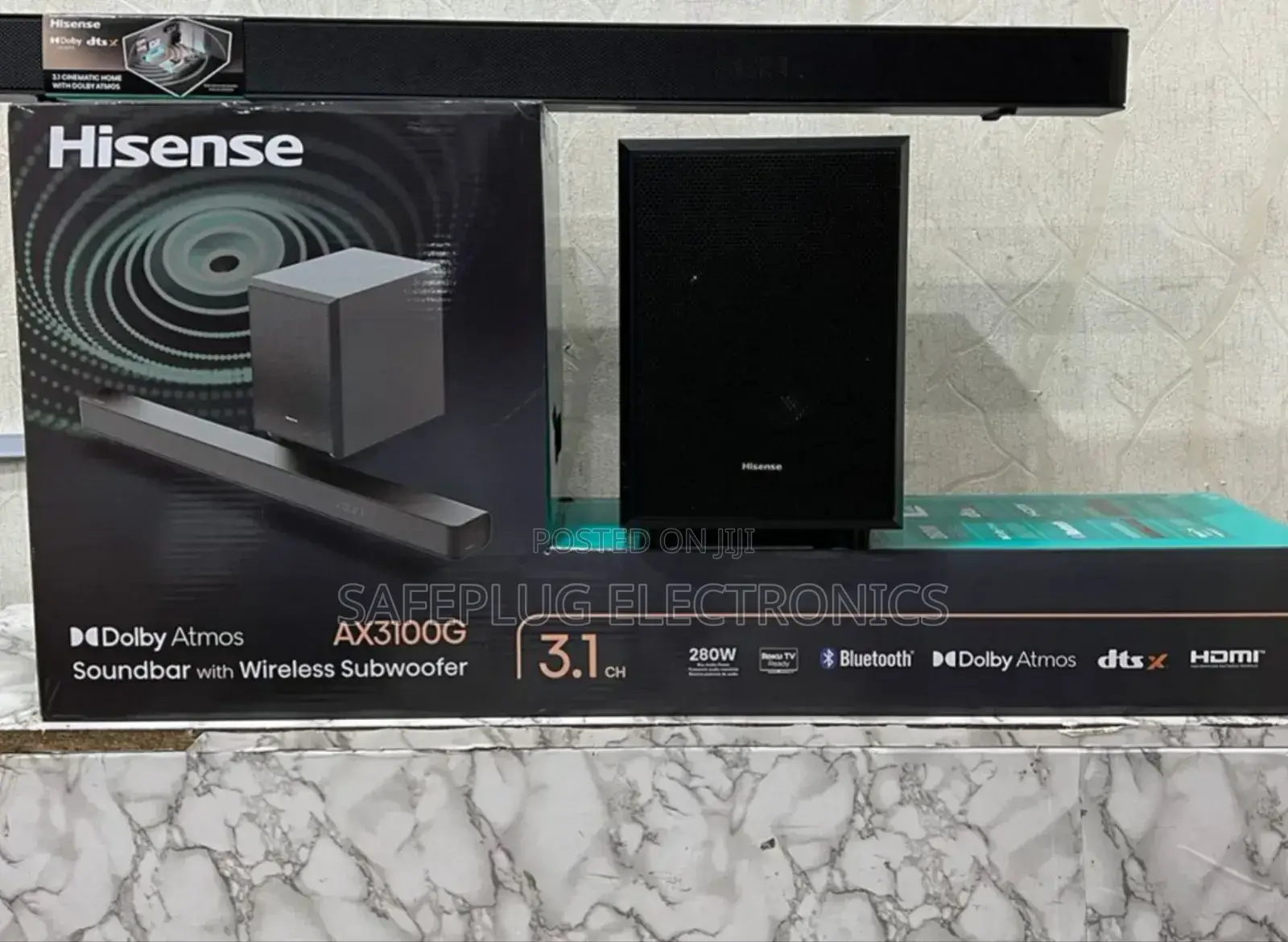 Hisense Soundbar Speaker System 3.1ch (Hisense) Ax3100g,
