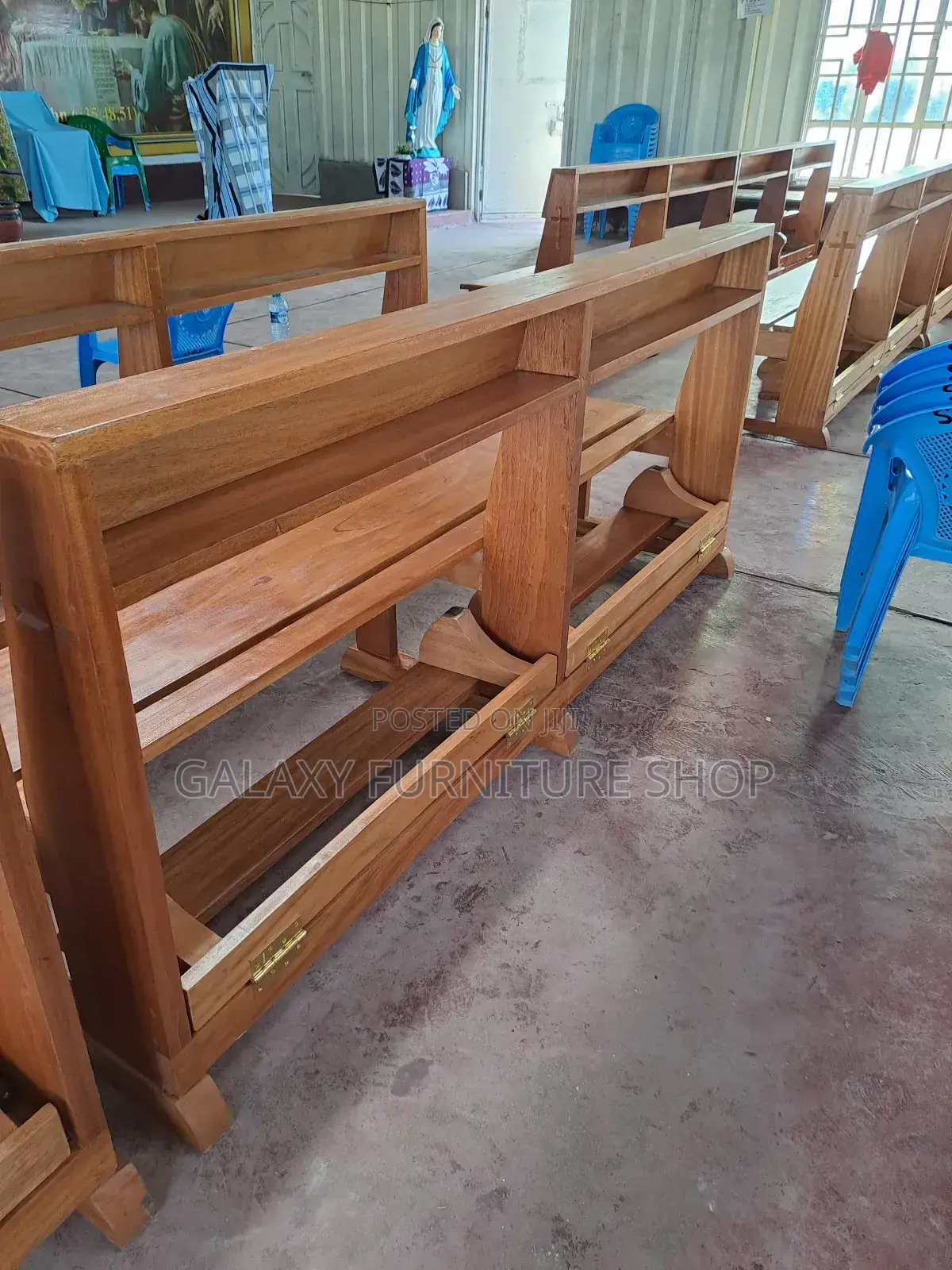 Wooden Church Pews