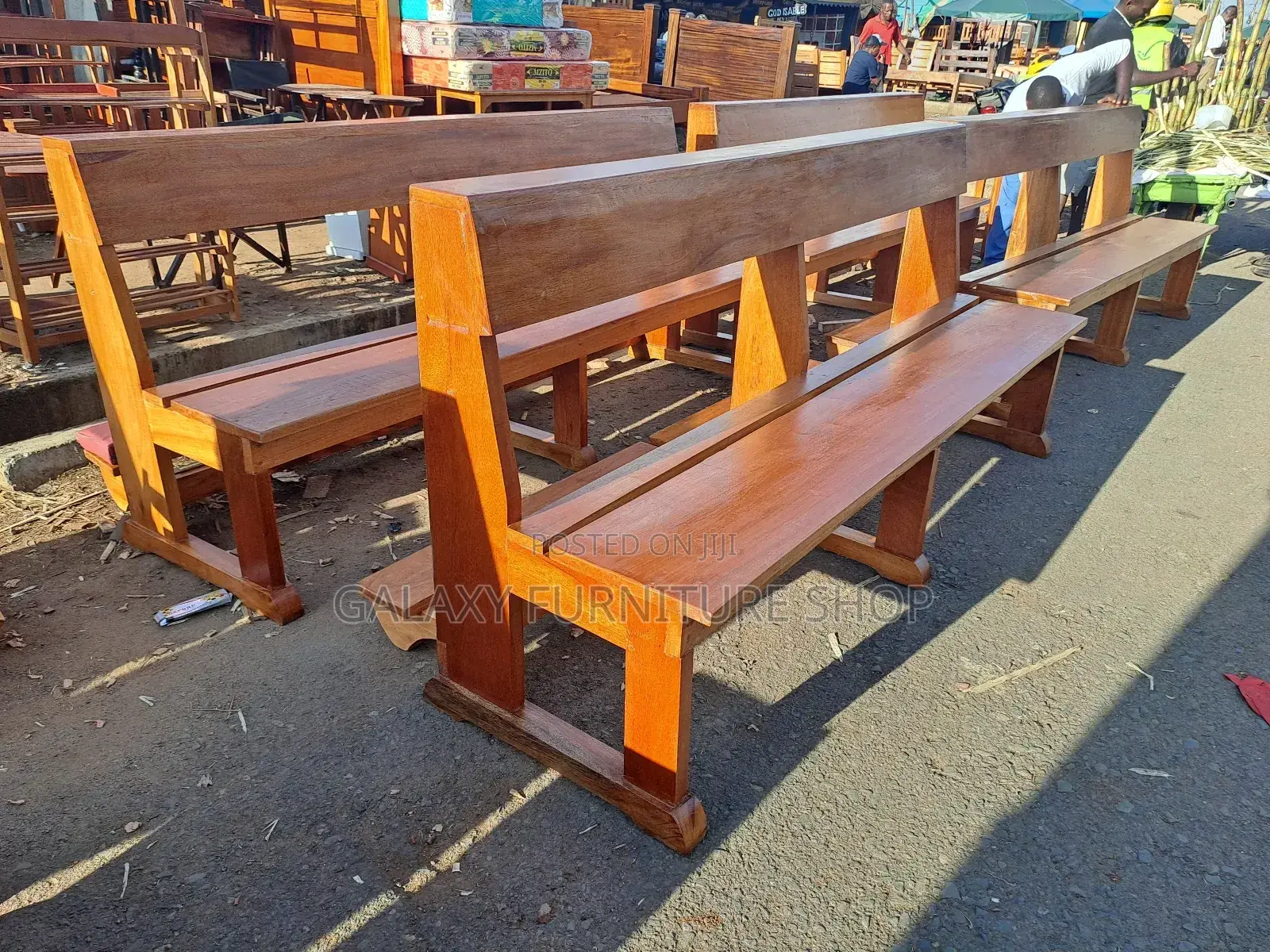 Wooden Church Pews
