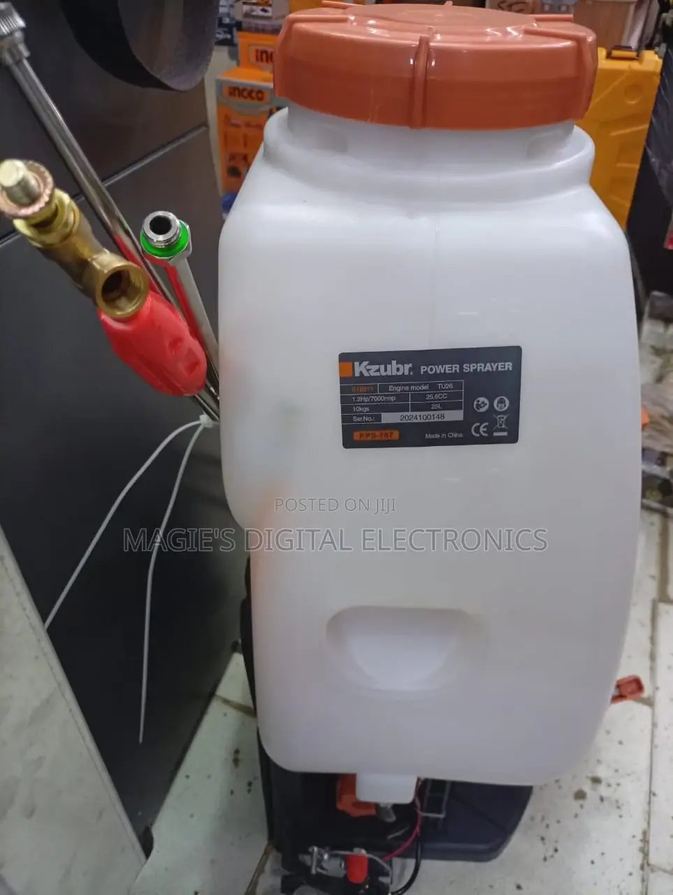 Top Guarantee 25l Kzubr Petrol Knapsack Sprayer