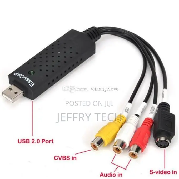 Easy Cap Usb 2.0, Usb Audio/Video Capture Stick - VHS to Dig