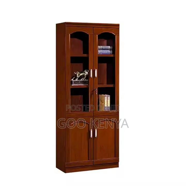 Office Cabinet ; Wooden 2-Doors File Storage Cabinet