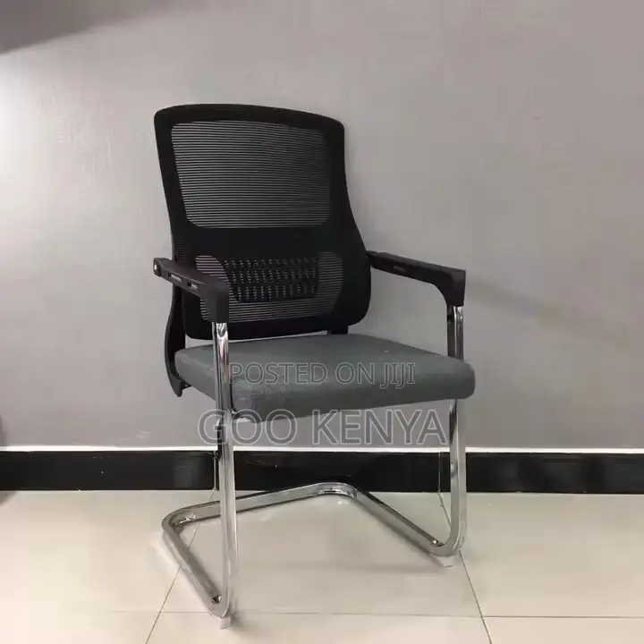 Office Chair ; Mesh Fabric Office Conference Visitors Chair