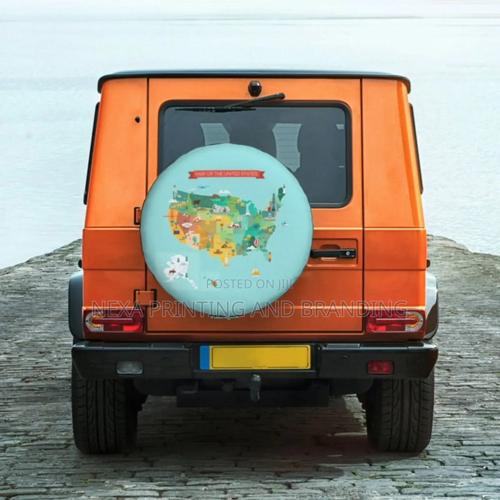 Wheel Covers Custom Printed for Tourist Company