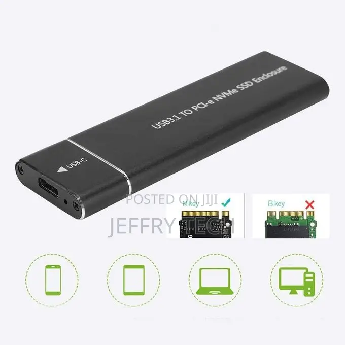 Usb3.1 to M.2 Nvme HDD SSD Type C Hard Drive Enc