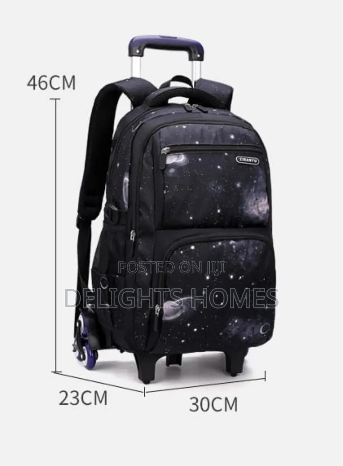 Rolling Trolley School Bag-La