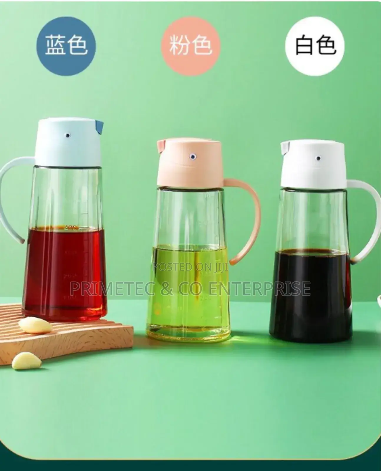 Glass Oil Can 630ml