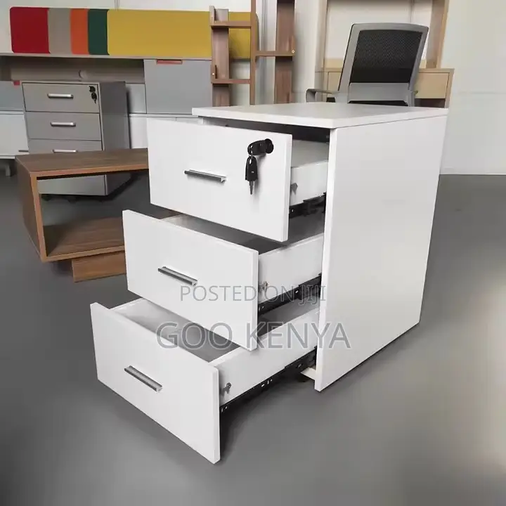 Office Cabinet ; Pedestal Filing Cabinet With 3-Drawers