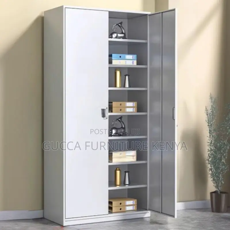 Cabinets:Office 2-Door Full Steel Door Cabinets in Steel