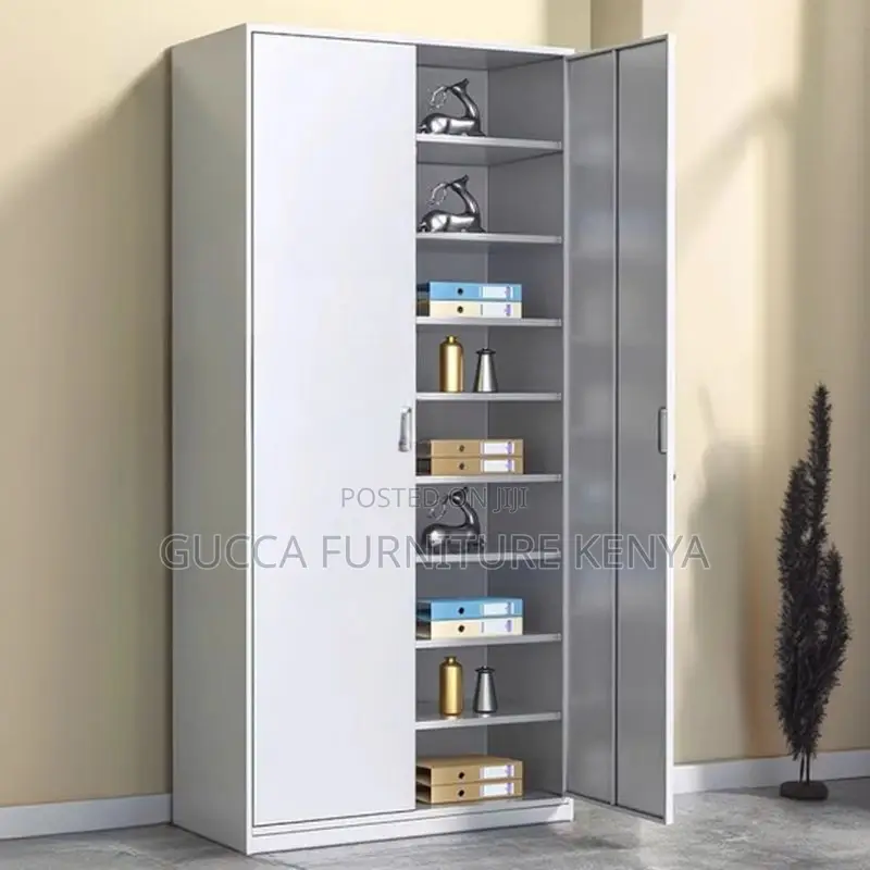Cabinets:Office 2-Door Full Steel Door Cabinets in Steel