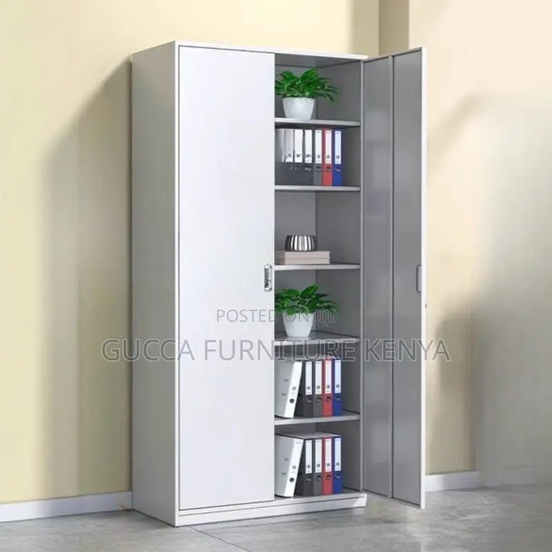 Cabinets:Office 2-Door Full Steel Door Cabinets in Steel