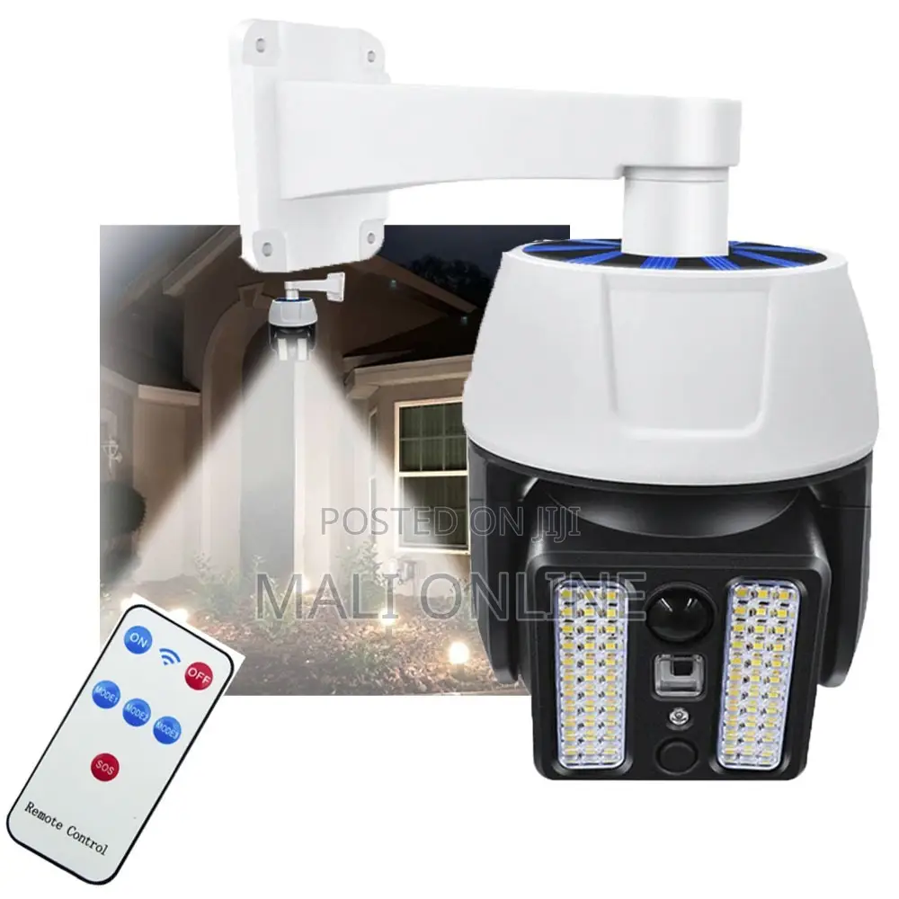 Solar-Powered Camera-Style Led Light