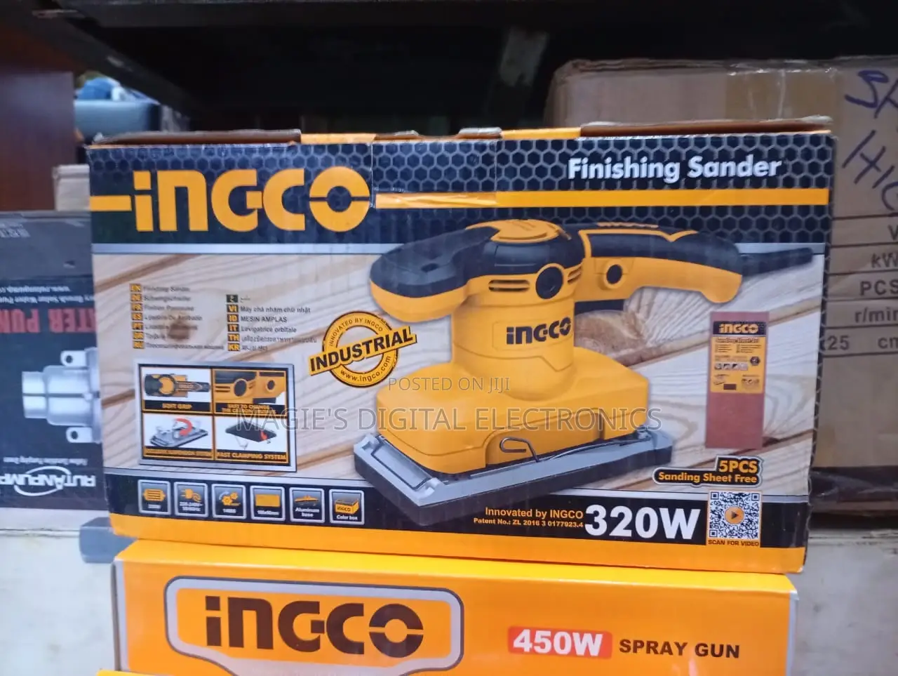 Best Quality Ingco 320w Finishing Sander