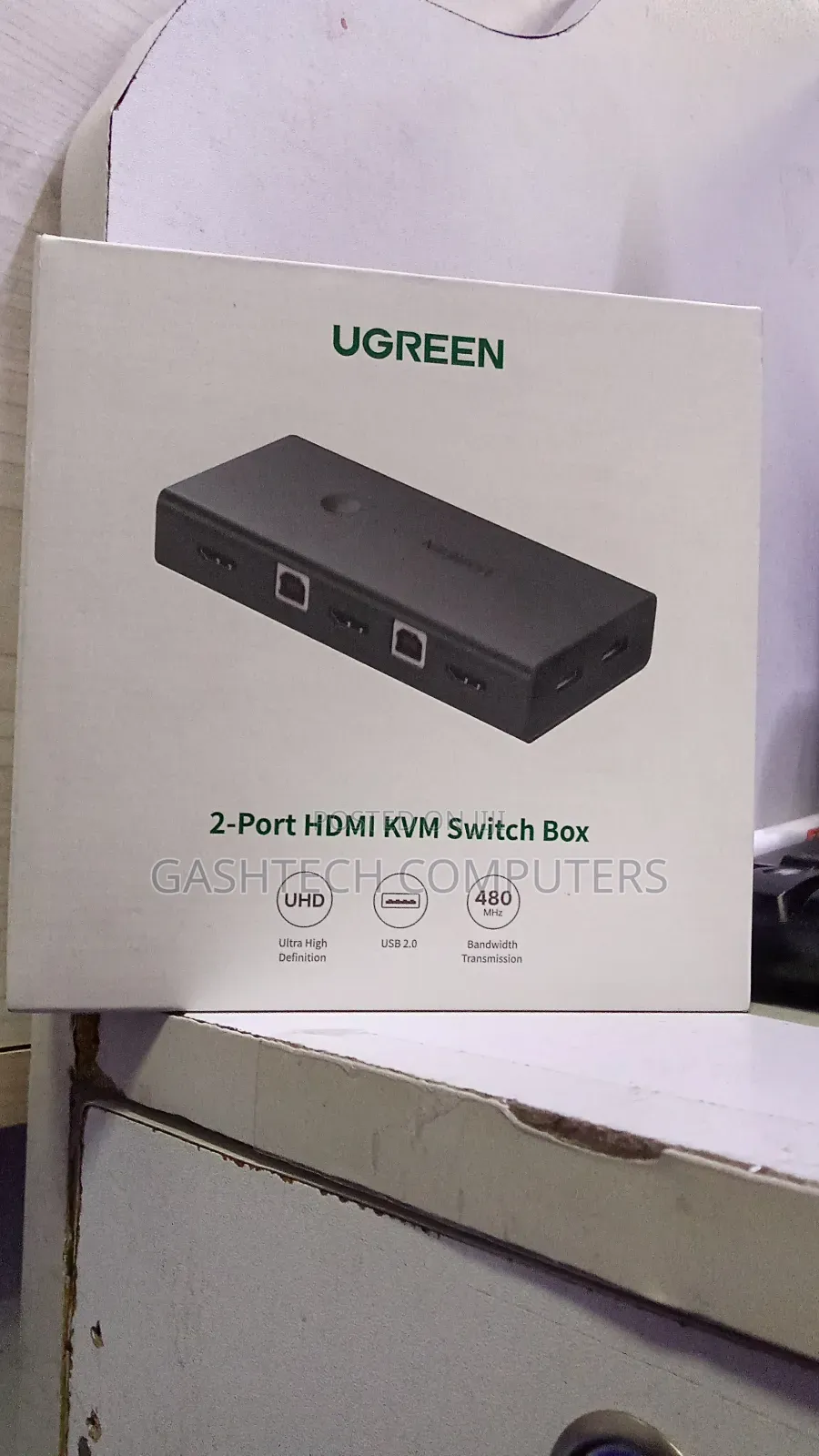 Ugreen Hdmi Switch Box 2 in 1 Out KVM Switching Cm200