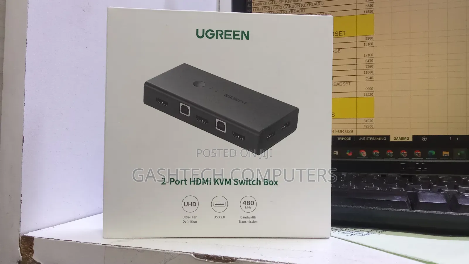 High Quality Ugreen Hdni Switch Box 1 Out 2in KVM Switch