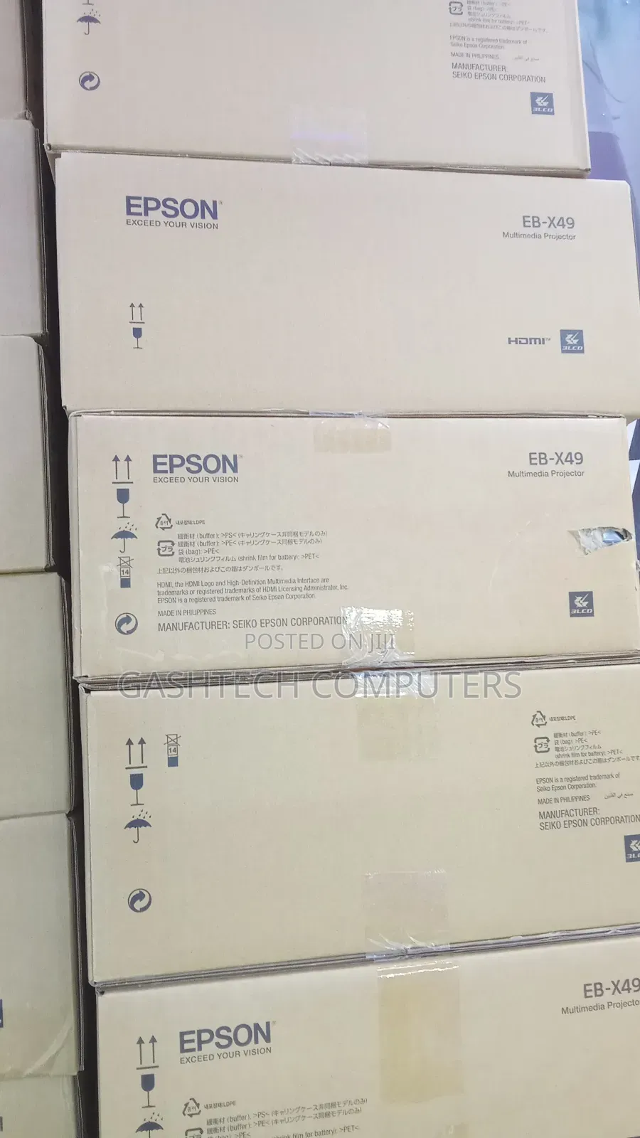 X-49 Epson 3000 Lumen Brand New Projector