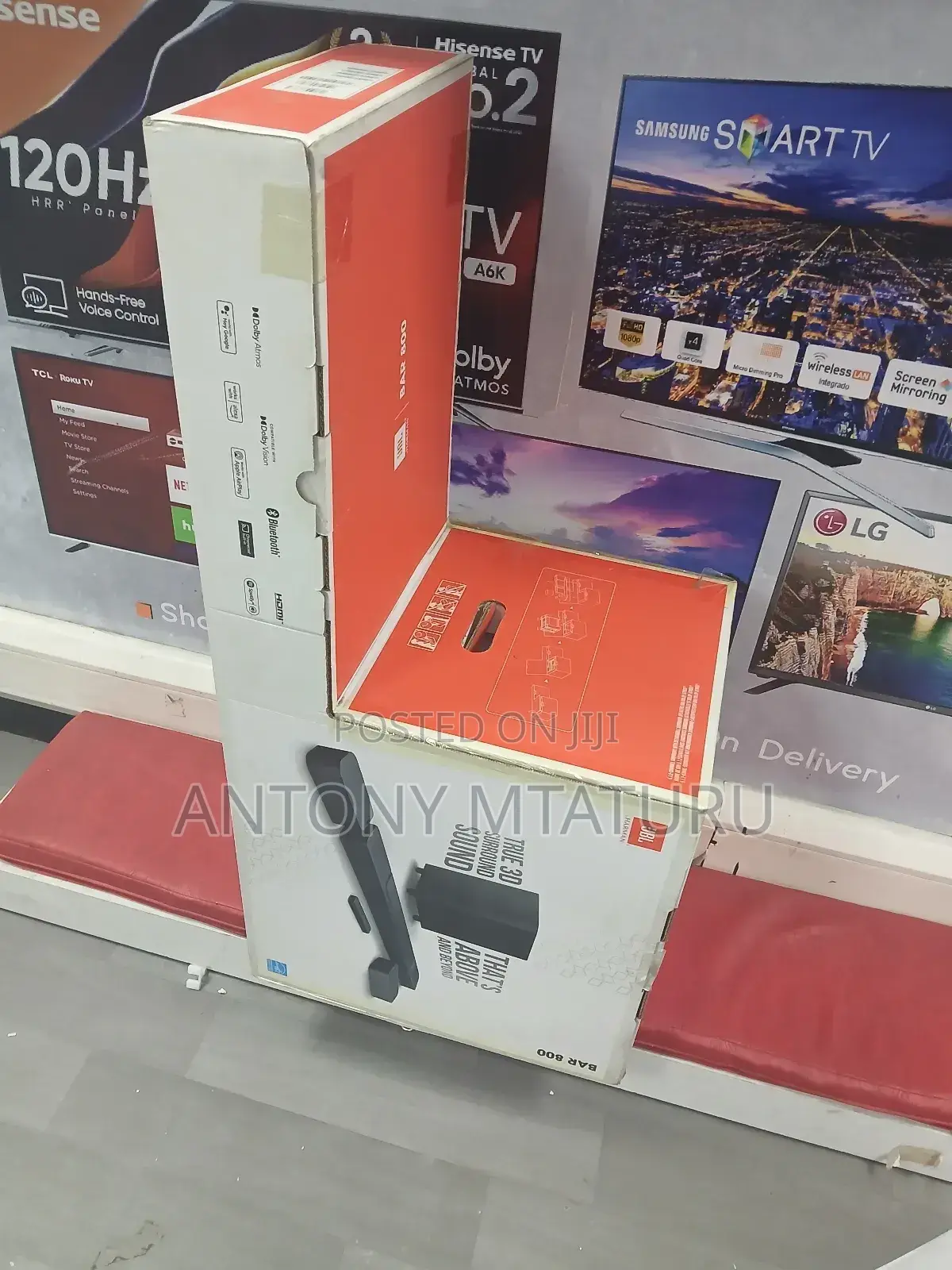 JBL Bar 800 Soundbar- Immersive Dolby Atmos, Wireless