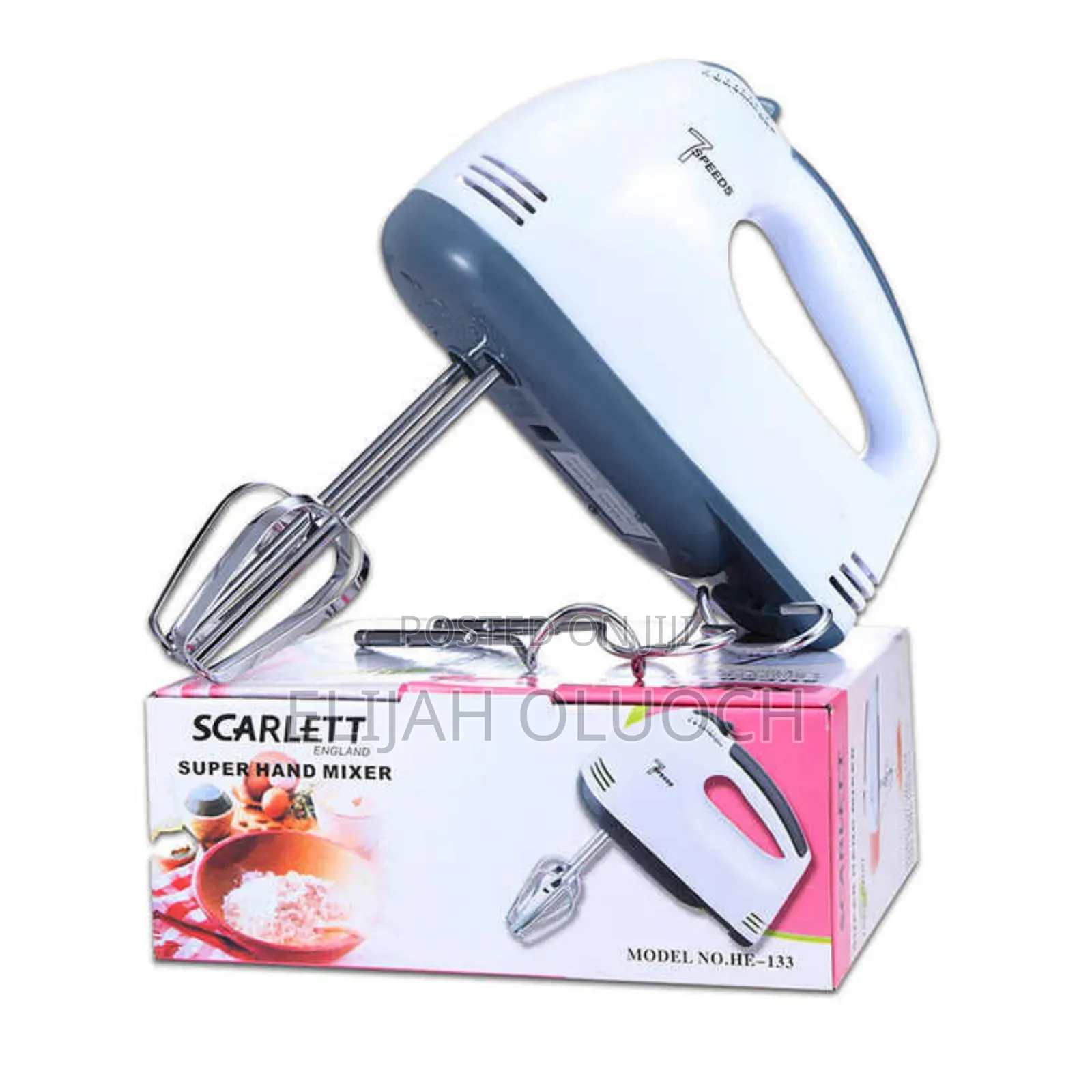 High Power 260wtts Scarlet Super Hand Mixer