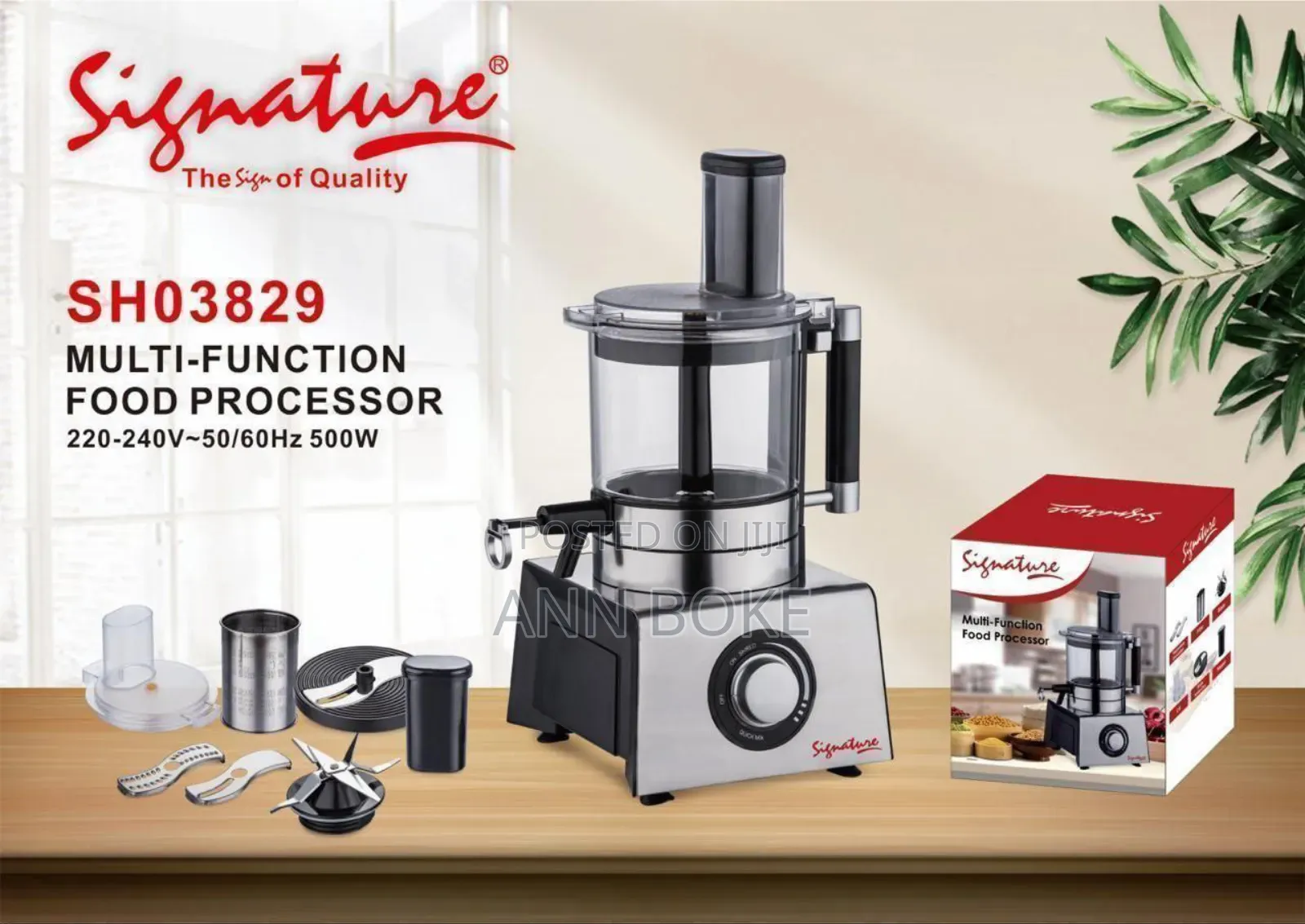 Signature Multi Function Blender / Food Processor (500w)