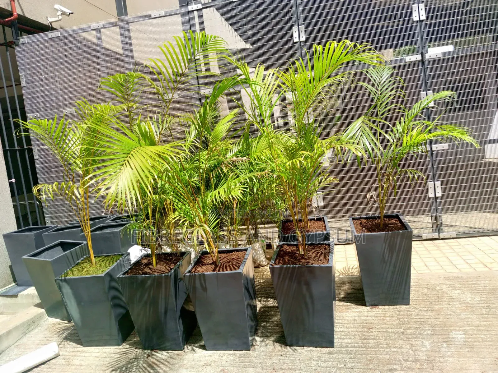 Fibre Flower Pots (Milano Pyramid)