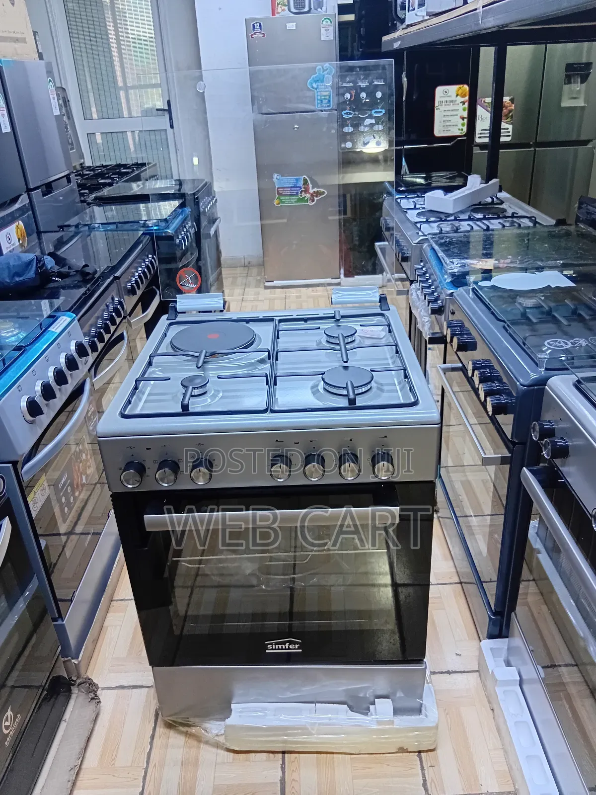 60×60 Simfer 3+1 Cooker With Gas Sensor