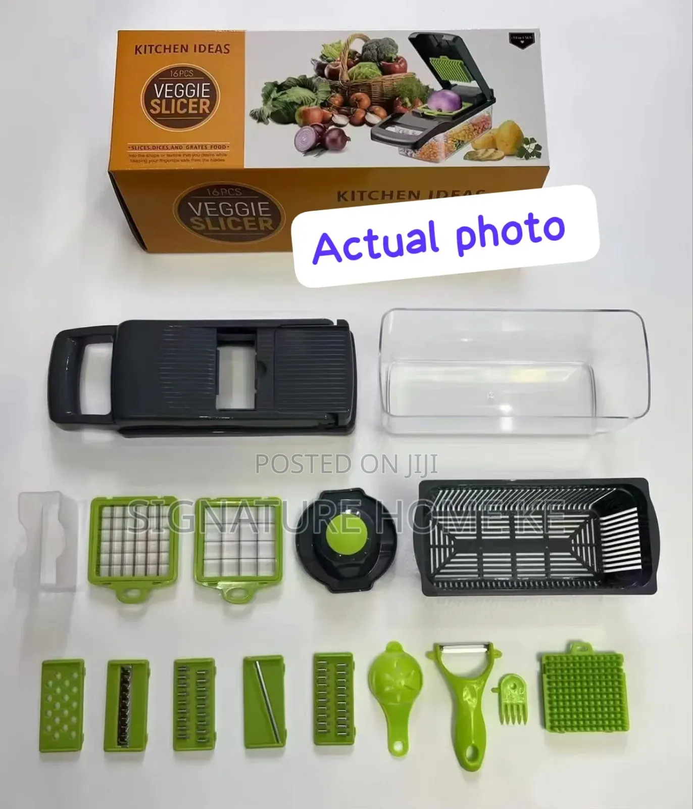 16pc Veggie Cutter Slicer Dicer Chopper