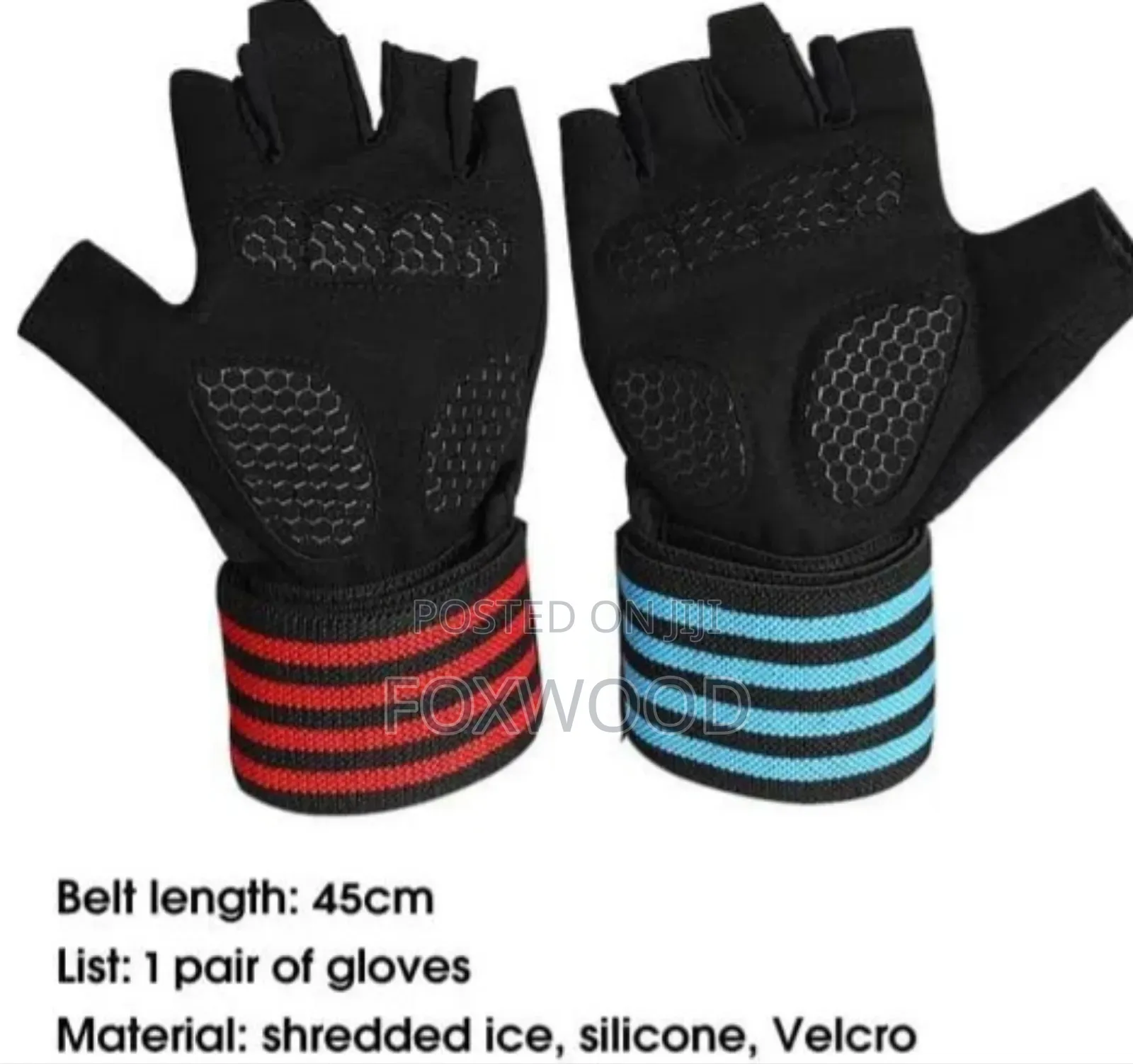 Gym Gloves With Waist Wrap (Pair)