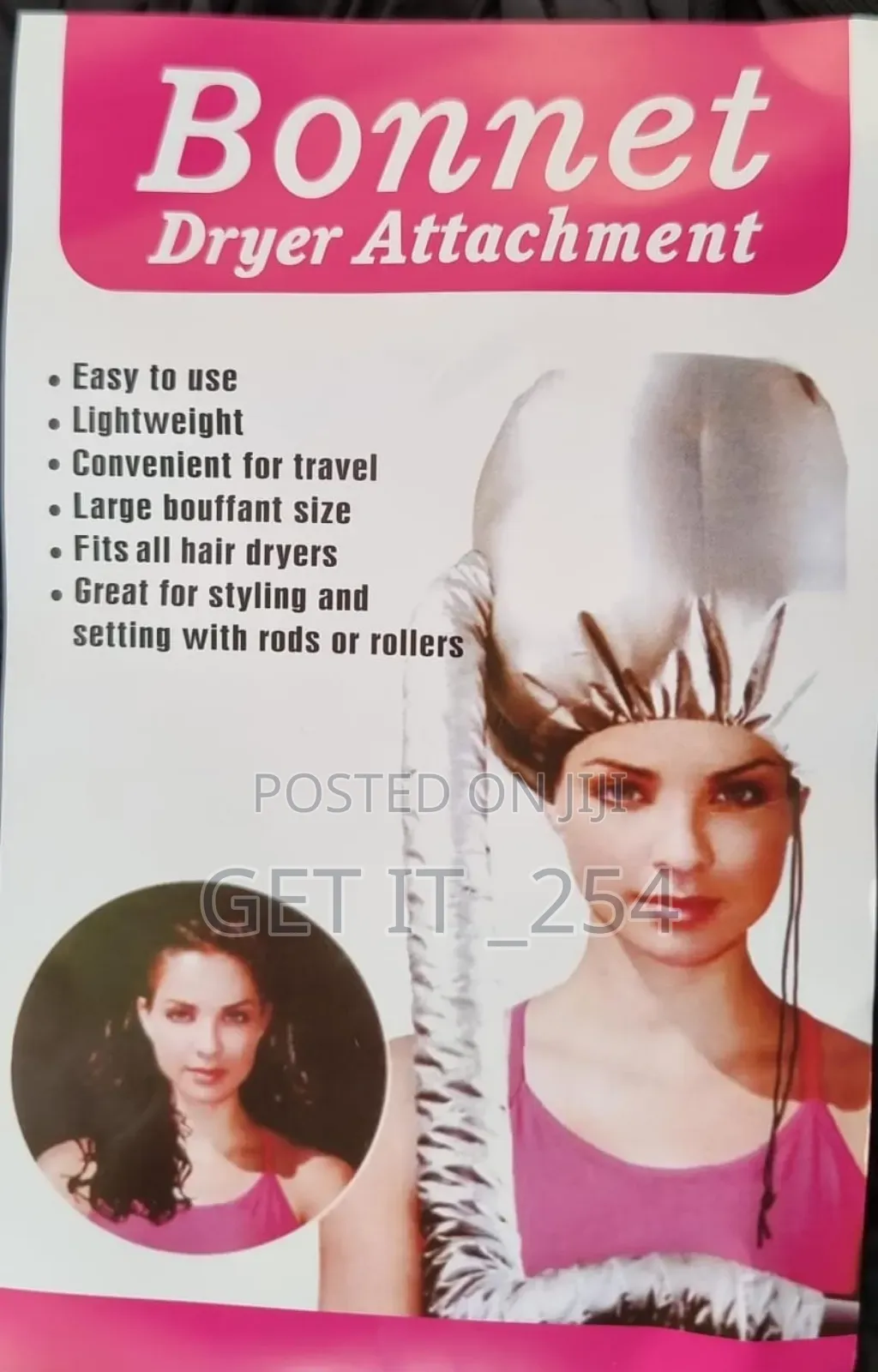 Bonnet Hair Dryer Attachment