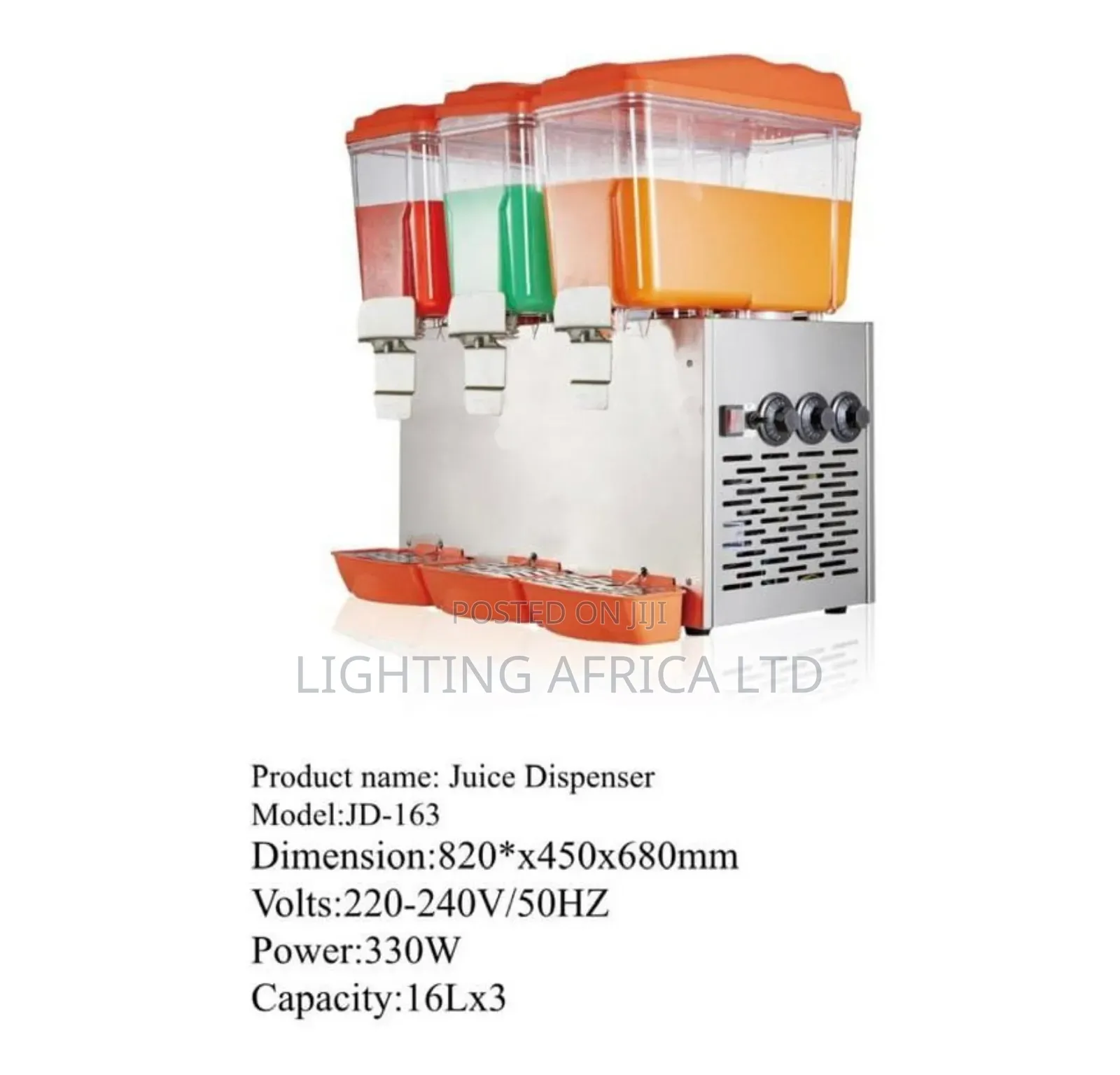 Commercial Juice Dispenser 16l X 3