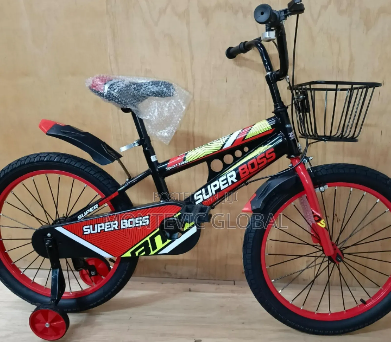Super Boss Kids Bike Size 20 Red