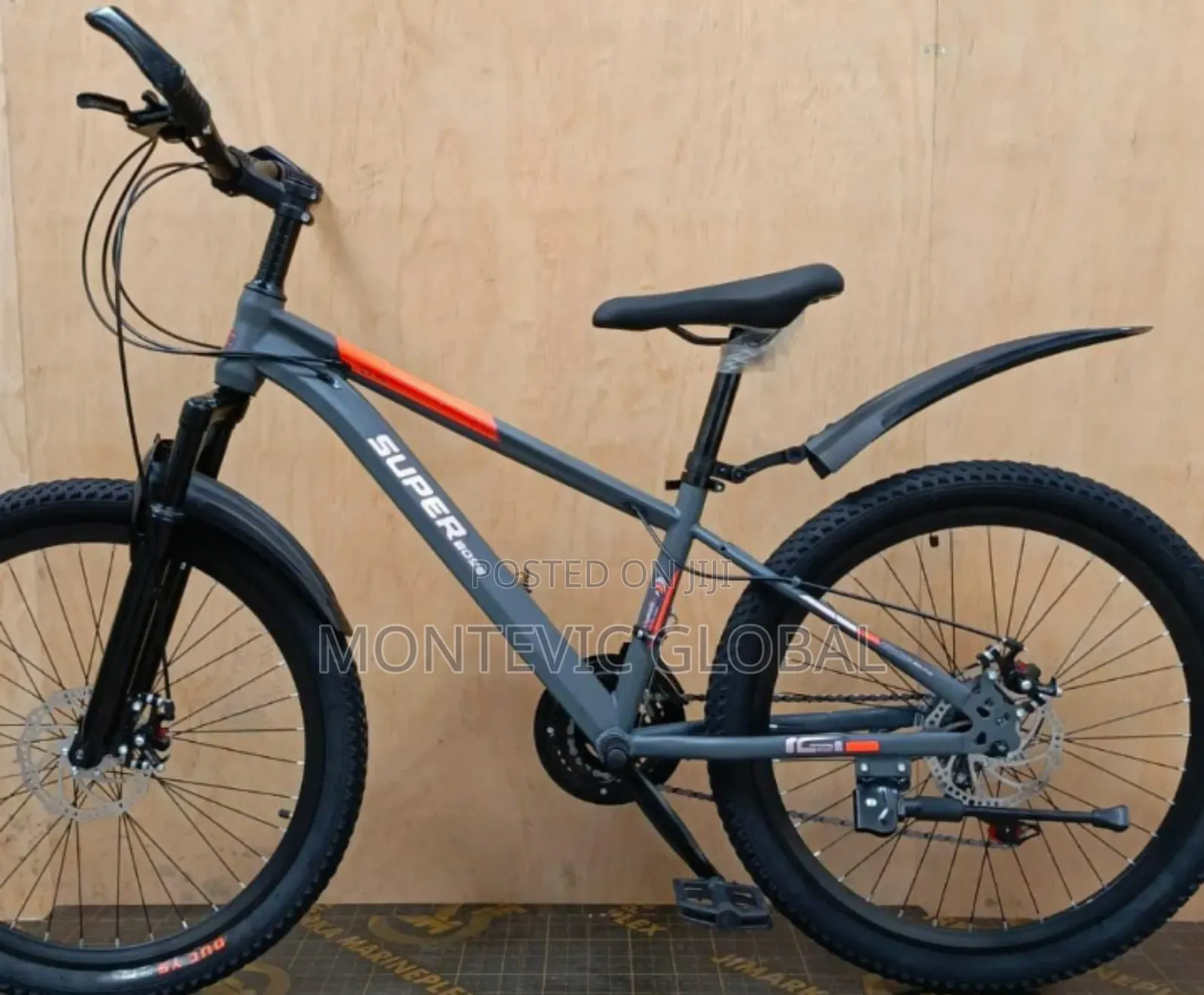 Super Boss Adult Bike Size 26 Grey
