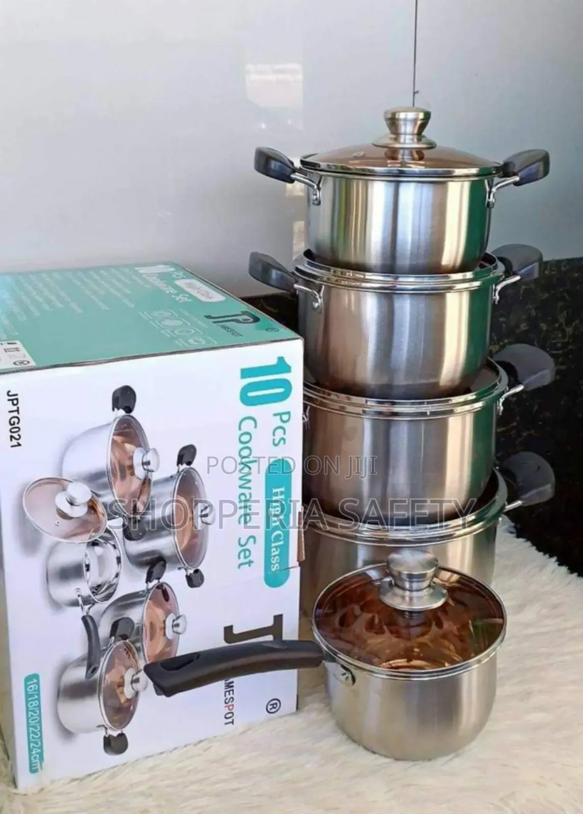 10 PCS Jp Aluminum Cookware Set