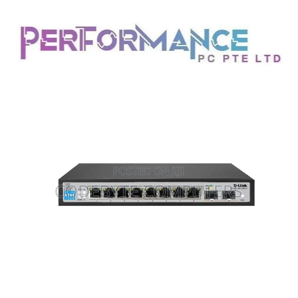 Dgs-f1100-10ps D-link 8 Port Poe Gigabit Smart Managed