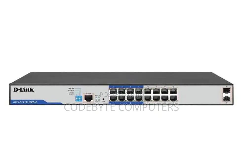 D-link Dgs-f1210-18ps-e 16-port Gigabit Dgs-f1210-18ps