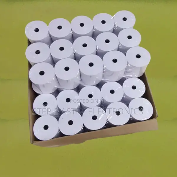 Enhanced Quality 50 Pieces of 80mm by 80mm Thermal Rolls