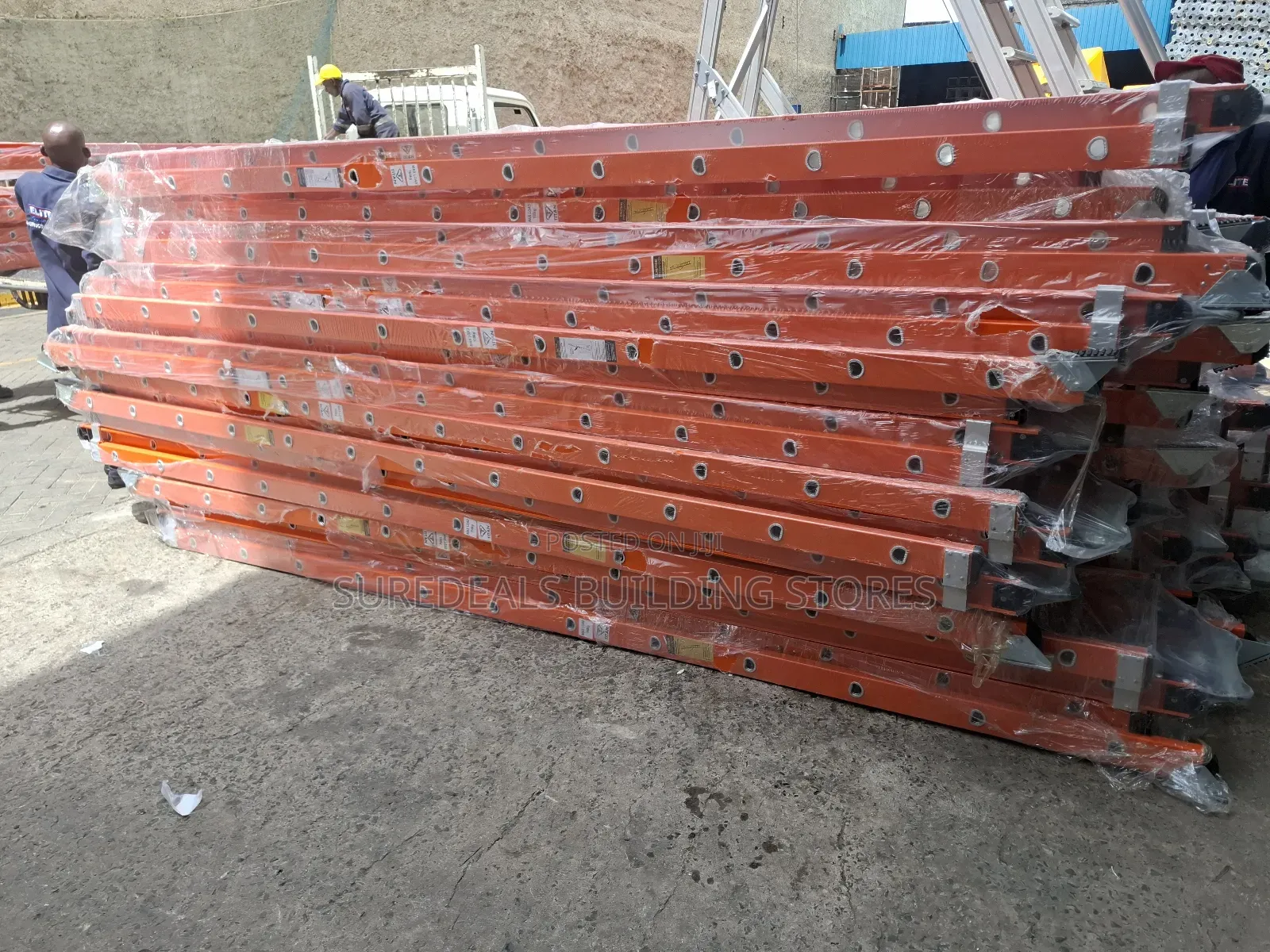Fibreglass Extention Ladder 2*12