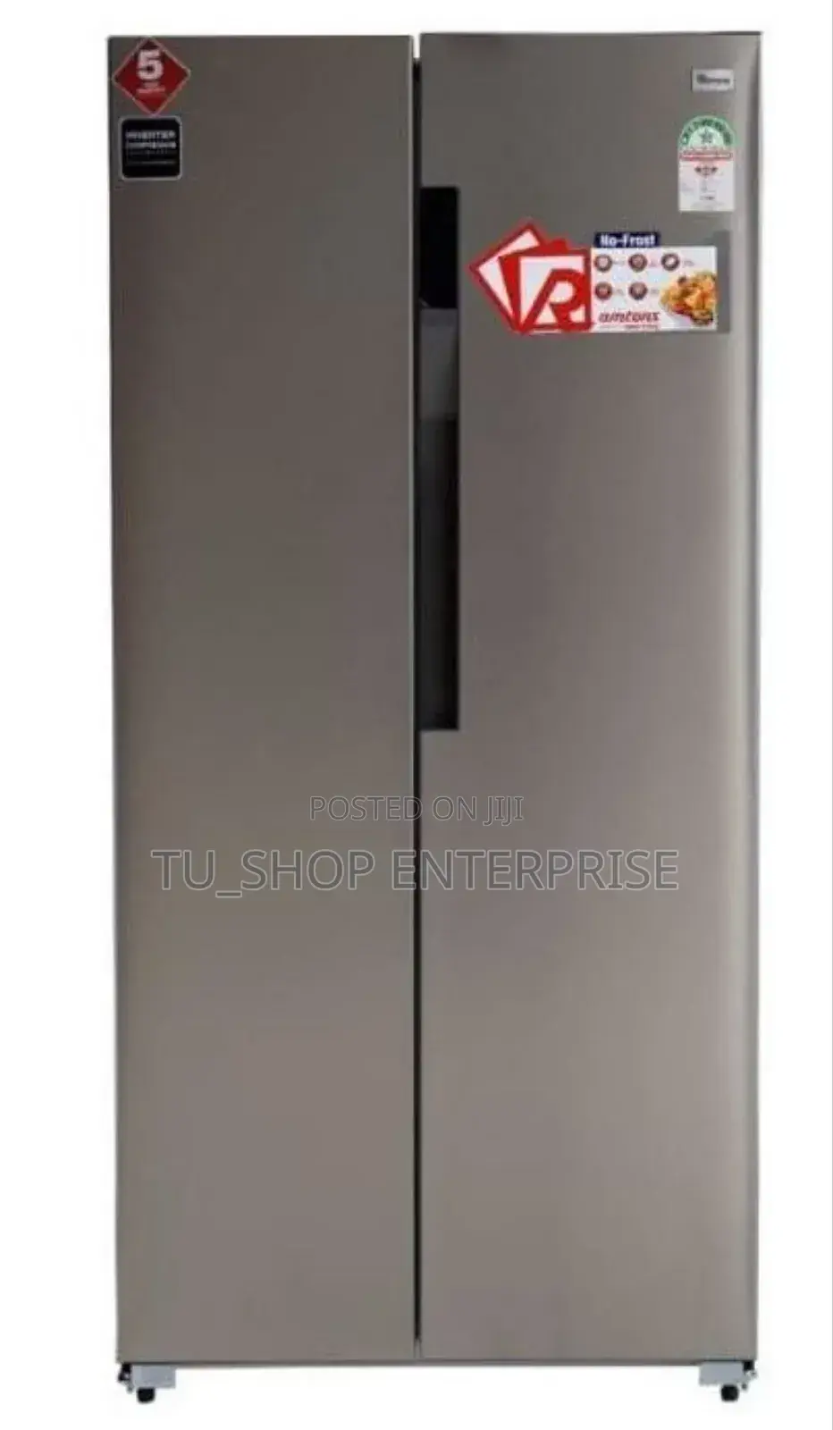 Side by Side Fridge Ramtons Rf/319- 430 Liters