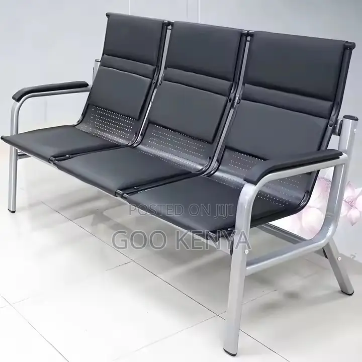 Office Bench ; Waiting Gang Chair 3-5 Seater Link Bench