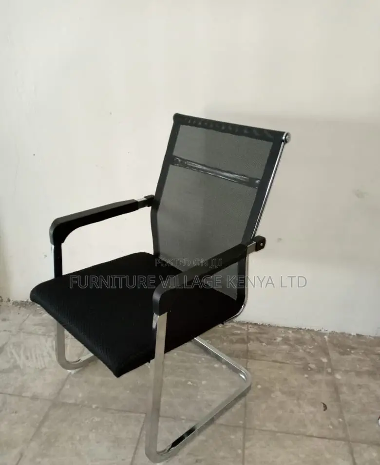 Office Chair:Mesh-Backed Conference Task Bow Office Chair