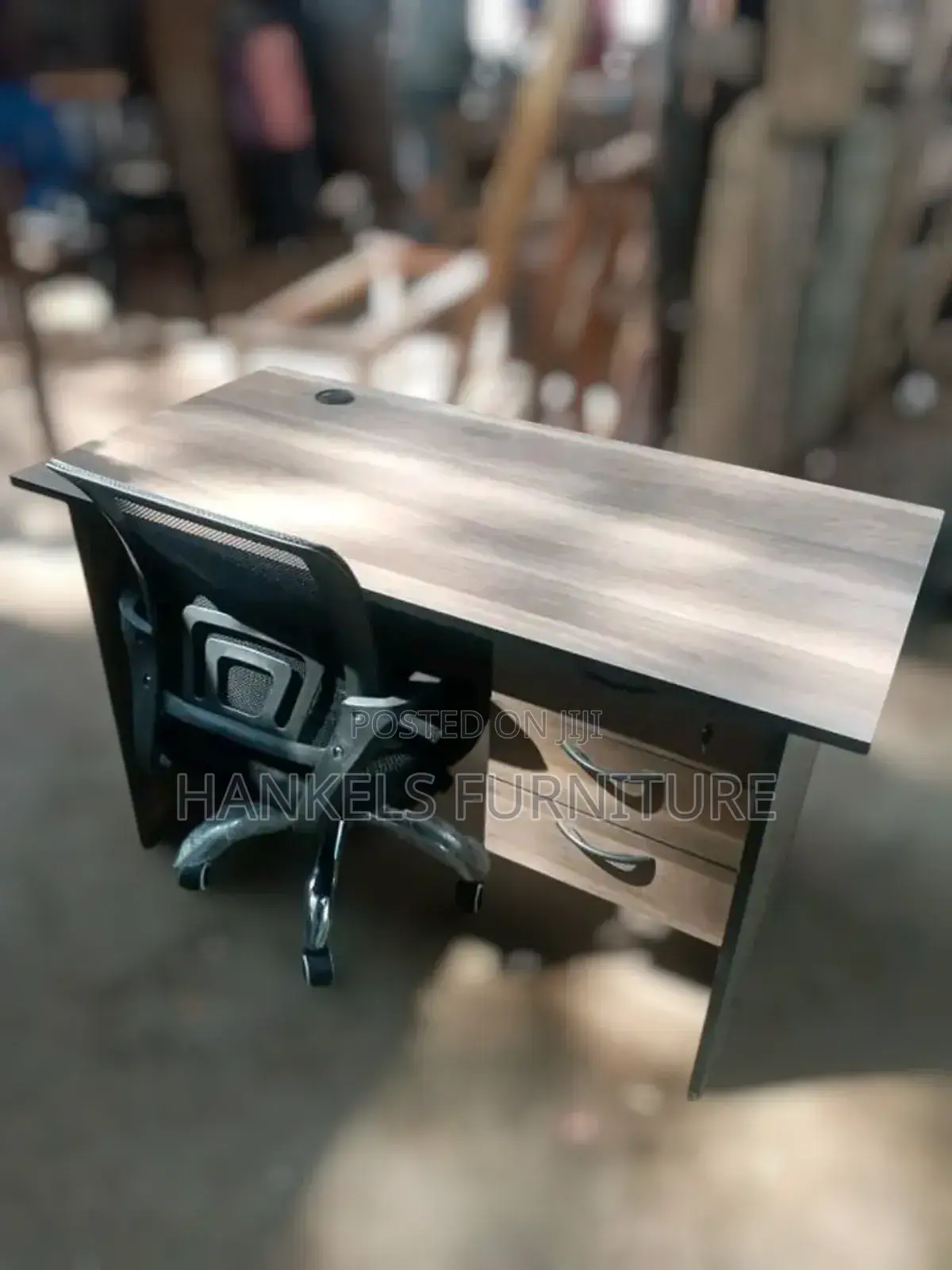 1.2m Walnut Desk and Secretarial Chair