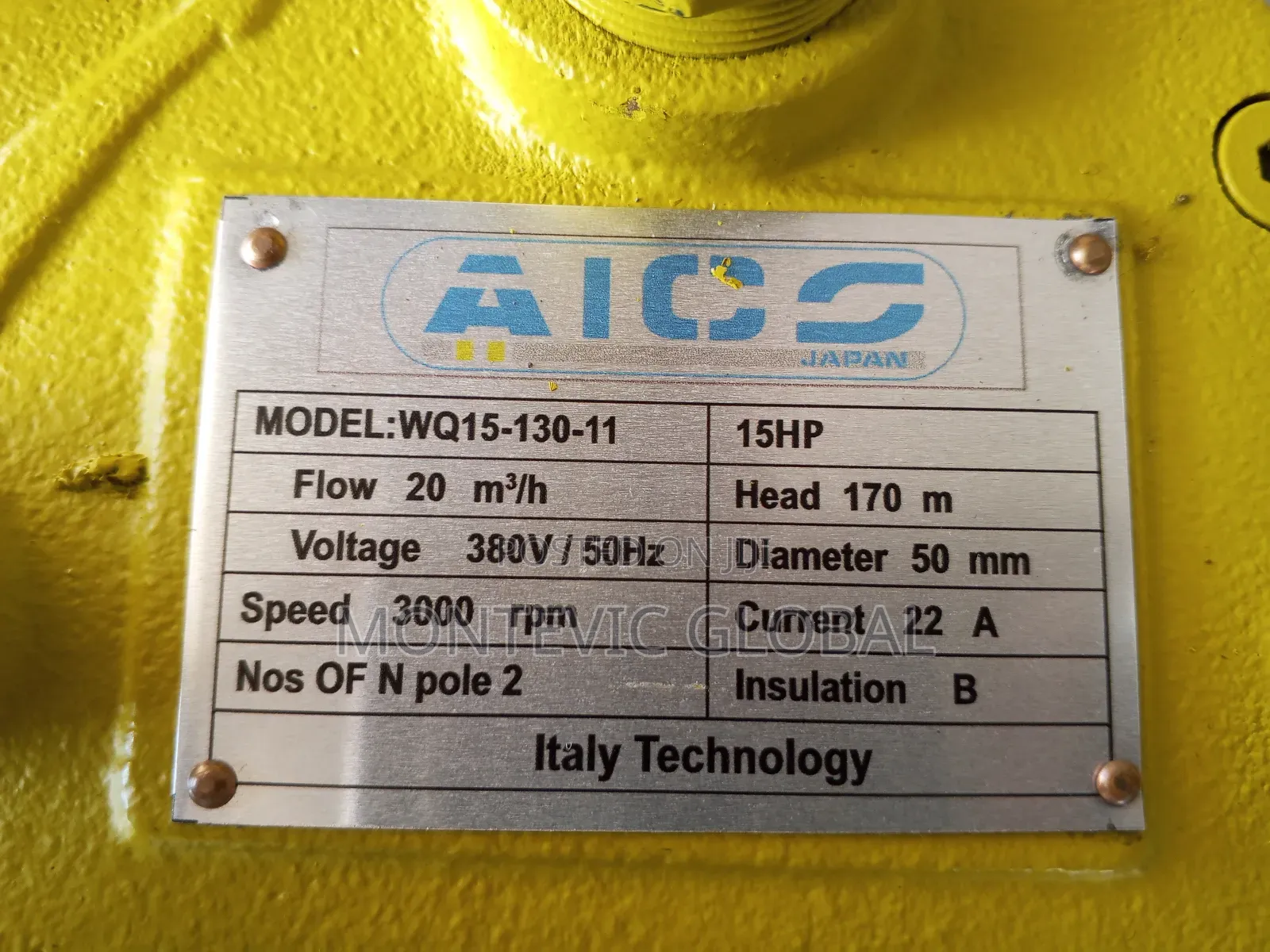15hp Aico Submersible Pump or Sewage Pump