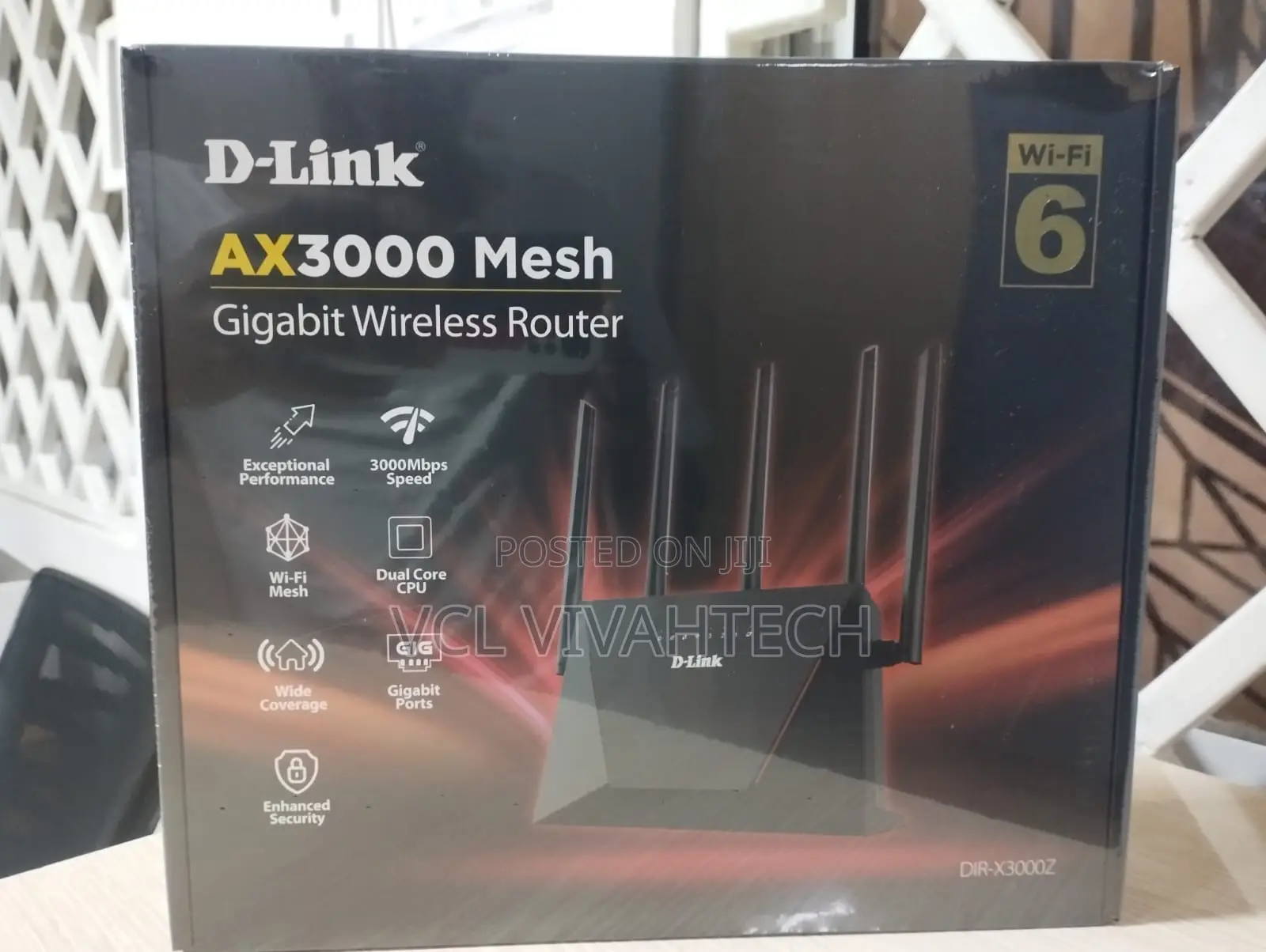 D-Link Ax3000 Mesh Gigabit Wi-Fi 6 Router - Dir-X3000z