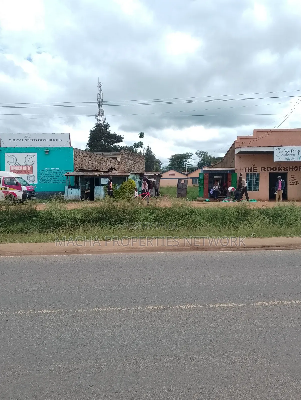 Front Tarmac -50 by 100ft Plot -Machakos Kenya Israel