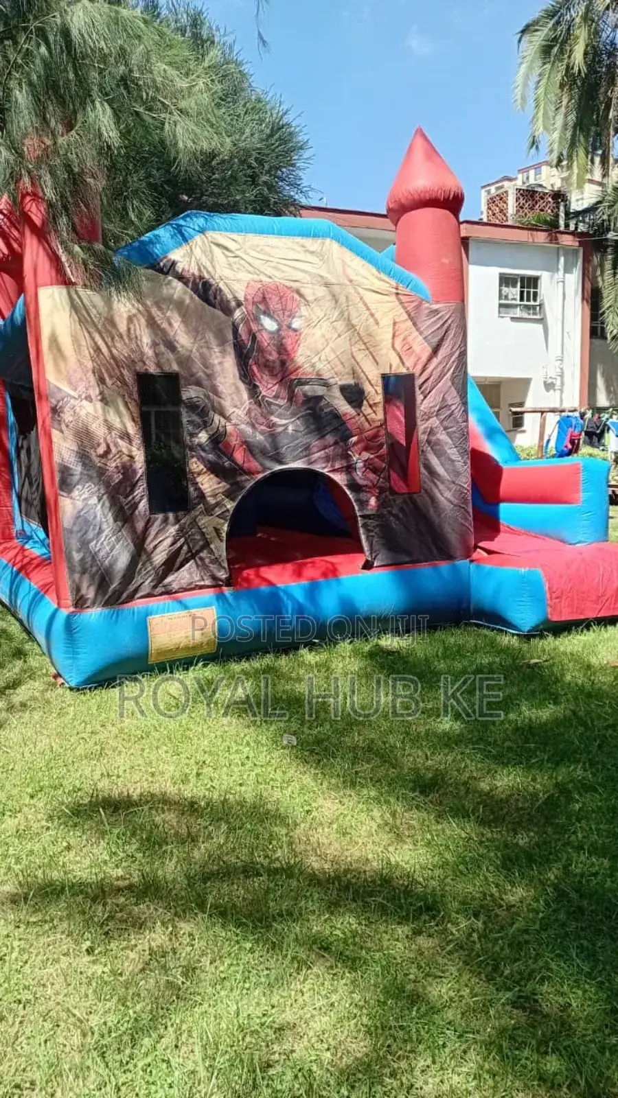 The Spiderman Bouncing Castle